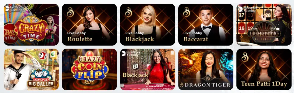 Jeux de casino en direct SCRATCHMANIA CASINO