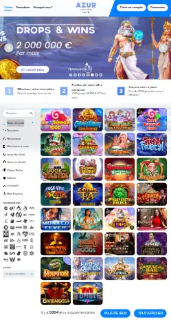 l'application et interface ScratchMania Casino