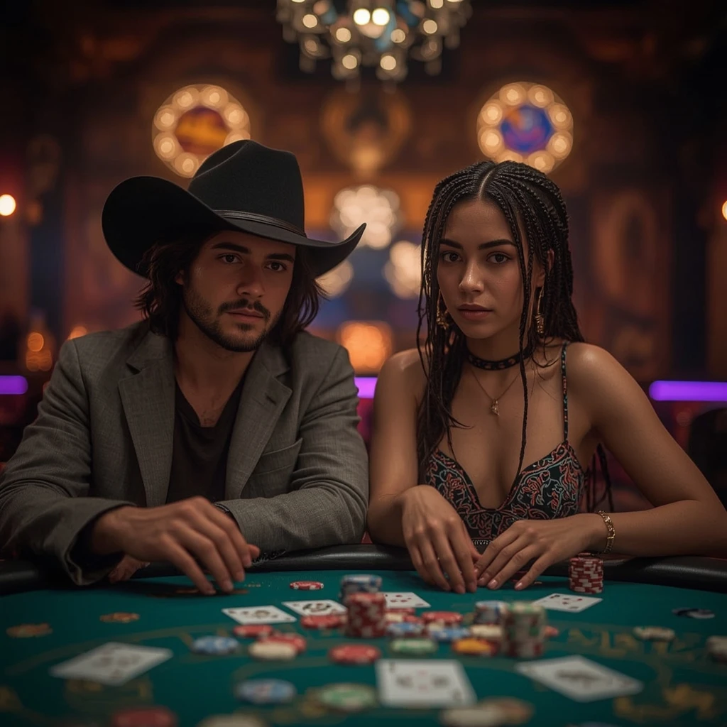 photo de deux joueurs de poker ScratchMania Casino